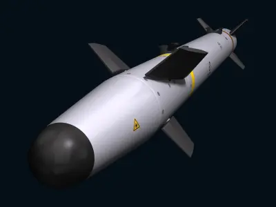 Hard Kill Anti-Missile System 3D model