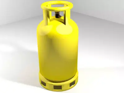 Gas Tank - Cylinder Type 1 3D model