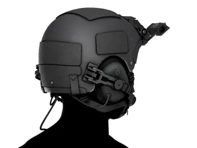 ILC IBH HELMET Low-poly 3D model