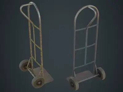Hand Truck 5B Low-poly 3D model