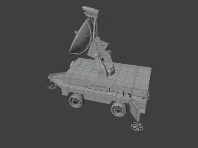 Meteor 300 Radar Low-poly 3D model