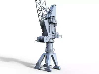 Dockside crane Typ B 3D print model
