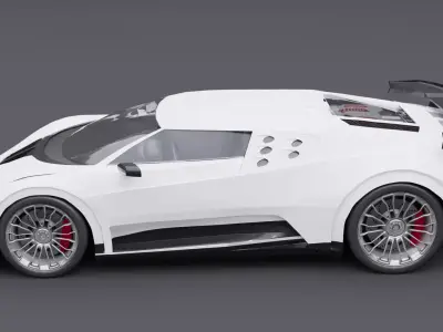 Bugatti centodieci 3D model