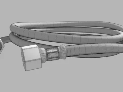 Pneumatic Hose Cable 3D model