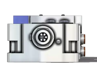 Bloco Manifold SMC SS5Y5 10S6F51 06B Block 3D model