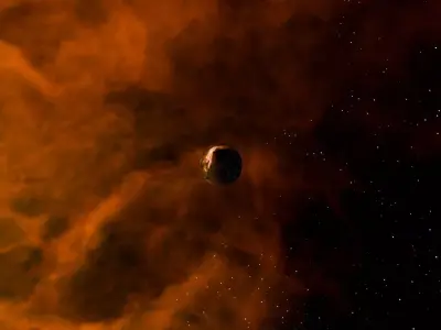 Radiative Instability Basin Nebula HDRI 16k seamless 3D model