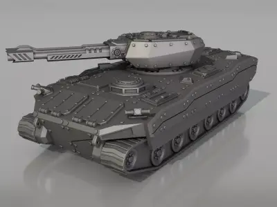 Battle tank V-2 -model for 3d printer 3D print model
