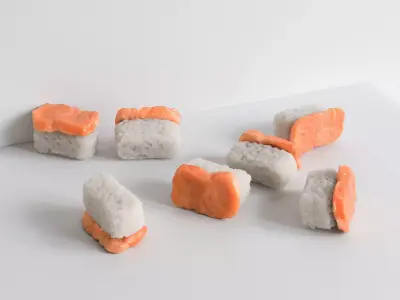 Sushi 3D model purchase