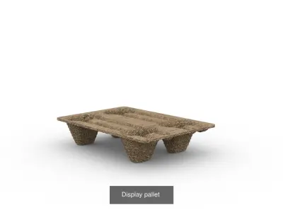 Most popular pallets in Europe 3D Model Pack