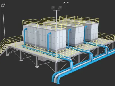 Industrial Air Conditioning 1 3D model