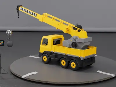 Crane Toy 3D Model Free 3D model