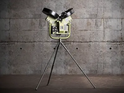 ATEC M3 Baseball Pitching Machine 3D model