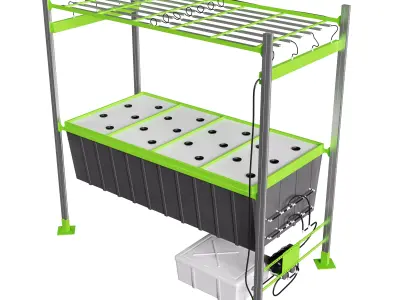 MODULAR AEROPONIC PLATFORM 3D model