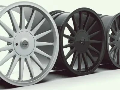 Carlsson Wheels Collection 3D Model Pack
