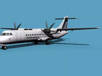 ATR  ATR-72-600 Air France 3D model