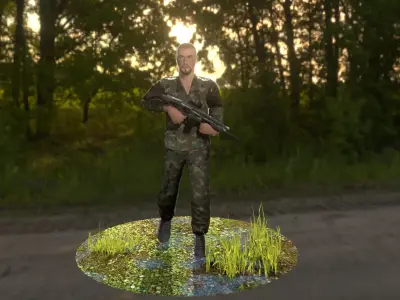 Indonesia Army 3d Models Free 3D model