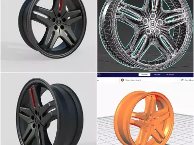 Rim 17 in M5 3D model