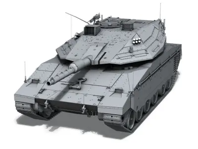 Merkava IV MBT 3D model purchase