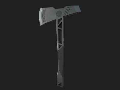 Modern axe Low-poly 3D model purchase