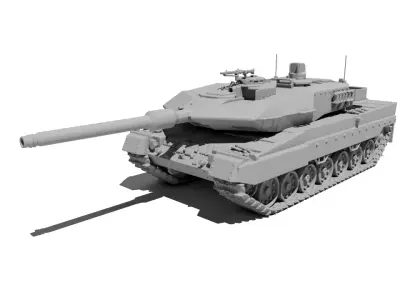 TANK LEOPARD 2A6 for 3D print 3D print model