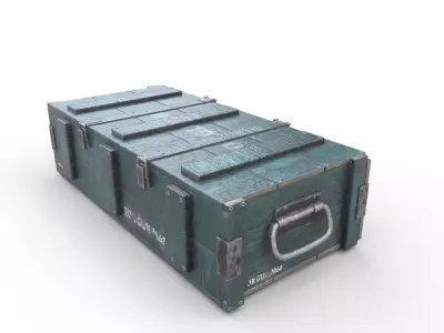 Ammo Crate - 03 Low-poly 3D model