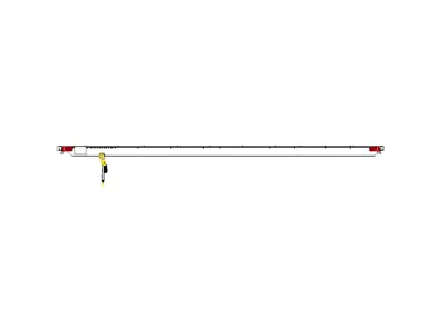 10-Ton Industrial Overhead Crane - Puente Grua 10ton 3D model