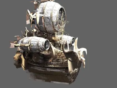 Heros Adventure Airship 3D model