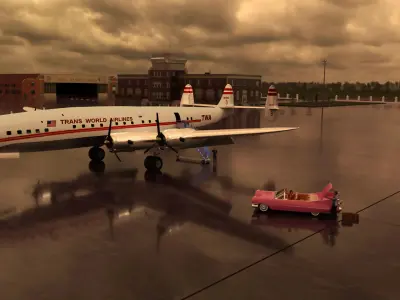 Airport Floyd Bennet Free 3D model