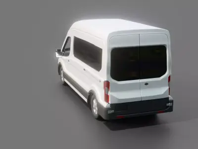 Ford Transit Passenger Van 3D model