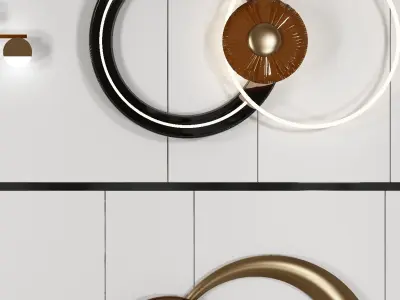 Wall Modern Luxury Hanger Light 3D model