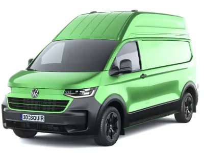 Volkswagen Transporter T7 Panamericana L2H2 2025 3D model