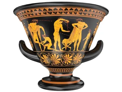 Kelchkrater - Ancient Greek Pottery 3D model