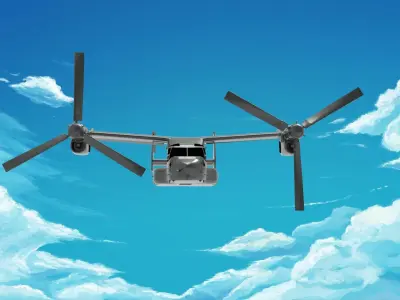 Bell Boeing V-22 Osprey 3D model get