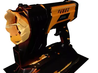 Futuristic Plasma Cutter 3D 3D model