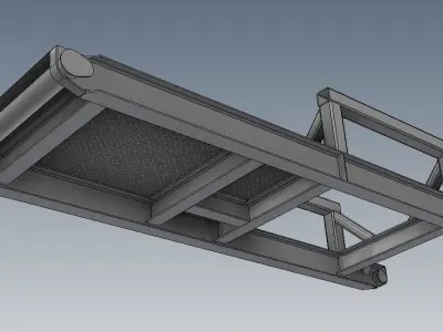 Equipment Loading Skid 3D model