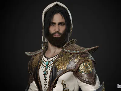Prince Low-poly 3D model
