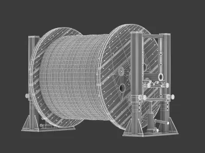Cable Drum 3D model purchase