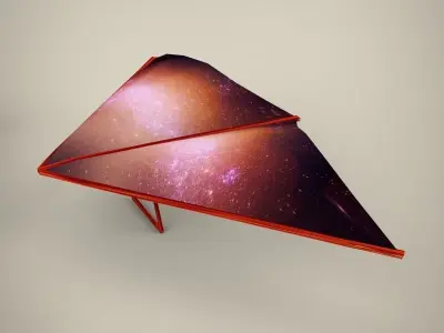 Hang Glider Low-poly 3D model get