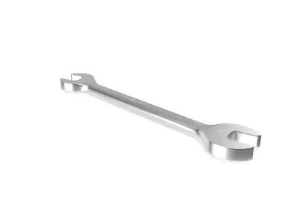 SO Standard Metric Open End Wrench VOM1214B Low-poly 3D model