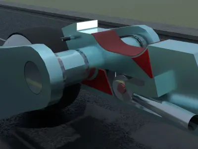 Sci-Fi Monowheel motorcycle Free 3D model