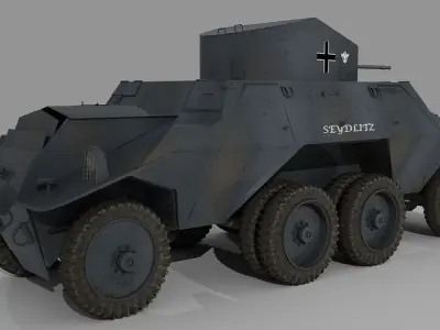 Steyr Adgz Spahwagen M35 3D model