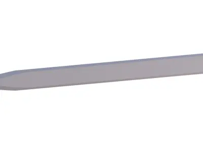 Base Long Sword 3D model