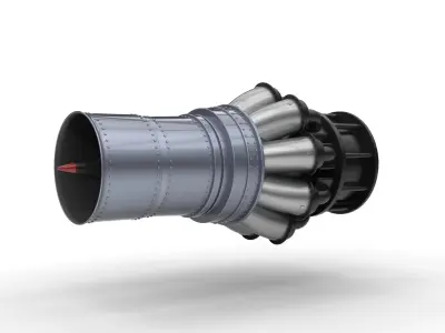 jet engine 3D model V1