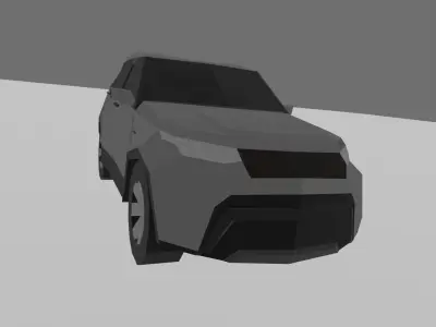 Land Rover Discovery 5 Low-poly 3D model
