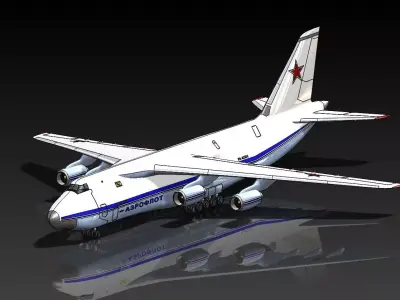Antonov 124 3D model