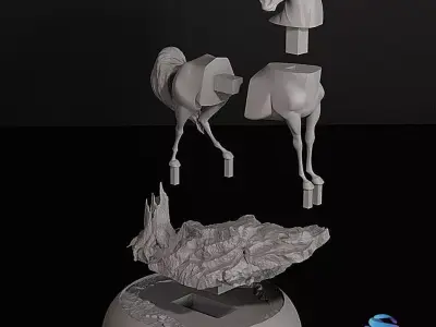 Spirit -3D Printable  Full - Multi-Part Versions Included  3D print model