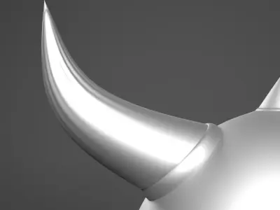 Old Helmet of War Low-poly 3D model