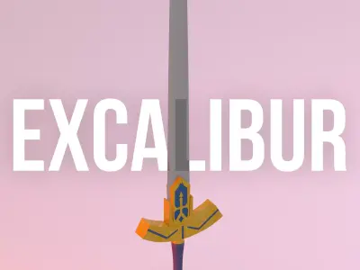 Excalibur Sword 3D model buy