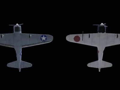 World War 2 Planes 3D model