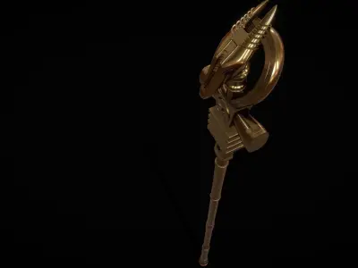Ankh Scepter of Eternity 3D model